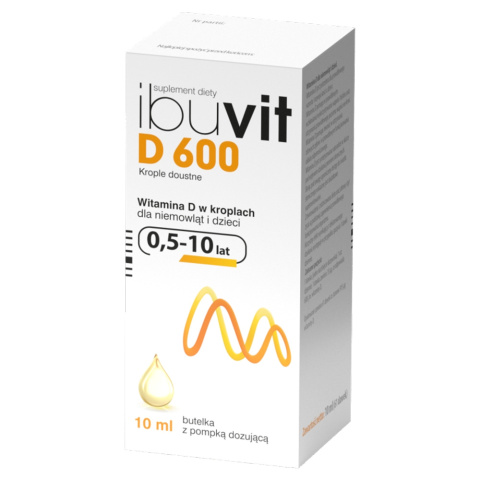 Ibuvit D 600, krople doustne, 10 ml