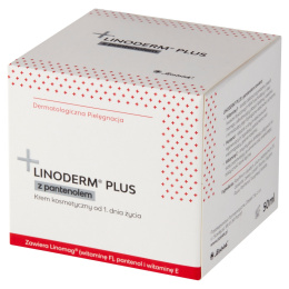 Linoderm Plus z pantenolem, krem od 1. dnia życia, 50 ml