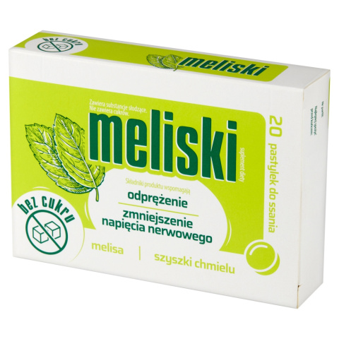 Meliski, 20 pastylek do ssania