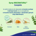 Muconatural Complete, syrop na kaszel suchy i mokry, 128 g