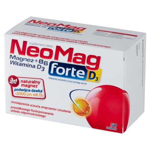 NeoMag Forte D3, 50 tabletek