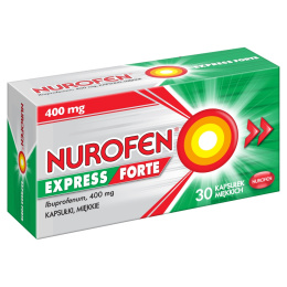 Nurofen Express Forte, 400 mg, 30 kapsułek