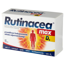 Rutinacea Max D3, 60 tabletek