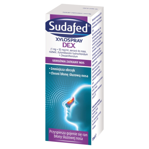 Sudafed Xylospray Dex, aerozol do nosa, 10 ml