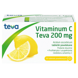 Vitaminum C Teva, 200 mg, 50 tabletek