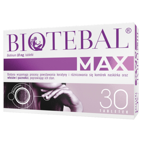 Biotebal Max, 10 mg, 30 tabletek