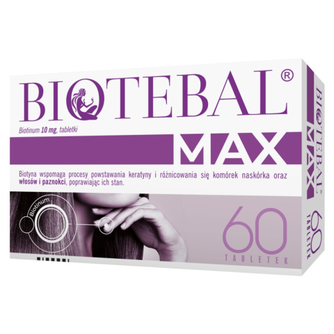 Biotebal Max, 10 mg, 60 tabletek