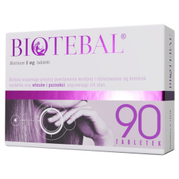 Biotebal, 5 mg, 90 tabletek