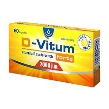 D-Vitum Forte 2000 j.m, 60 kapsułek