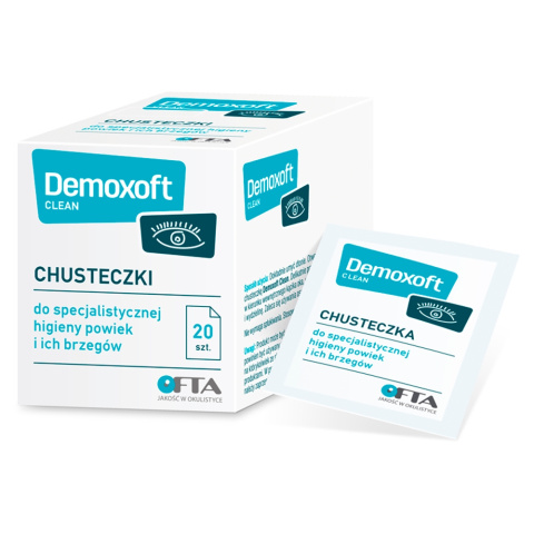 Demoxoft Clean chusteczki, 20 sztuk