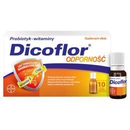 Dicoflor Odporność, dla dzieci i dorosłych, 10 fiolek