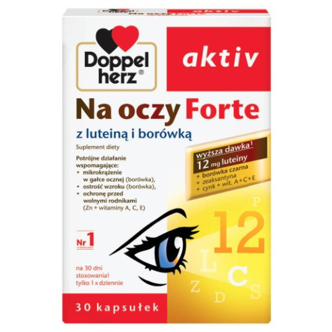 Doppelherz Na oczy Forte, 30 kapsułek