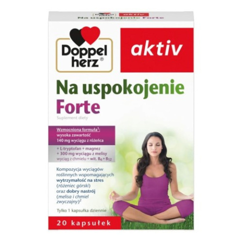 Doppelherz Na uspokojenie Forte, 20 kapsułek