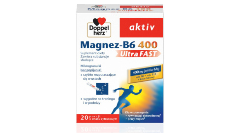 Doppelherz Magnez B6 UltraFAST, 20 saszetek