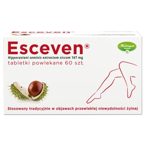 Esceven, 167 mg, 60 tabletek