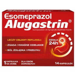 Esomeprazol Alugastrin, 14 kapsułek