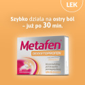 Metafen Dexketoprofen , 25 mg , 20 tabletek