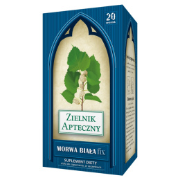 Morwa Biała Fix, herbata ziołowa, 20 saszetek, Zielnik Apteczny Herbapol Lublin