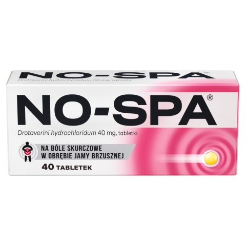 No-Spa, 40 mg, 40 tabletek