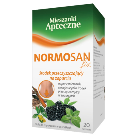 Normosan Fix, zioła do zaparzania, 20 saszetek