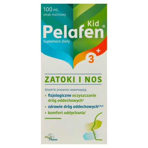 Pelafen KID Zatoki i Nos, płyn, 100 ml