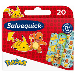 Plastry Salvequick Pokemon dla dzieci 20 sztuk