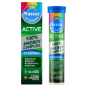 Plusssz Active 100% Energy Complex, smak owocowy, 20 tabletek musujących