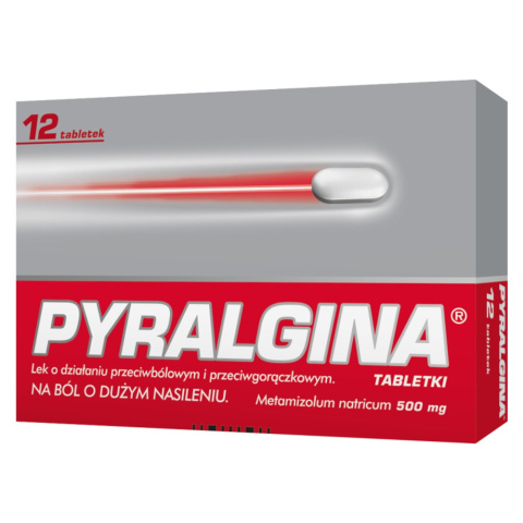 Pyralgina 500 mg, 12 tabletek