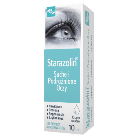 Starazolin Suche i Podrażnione Oczy, krople do oczu, 10 ml