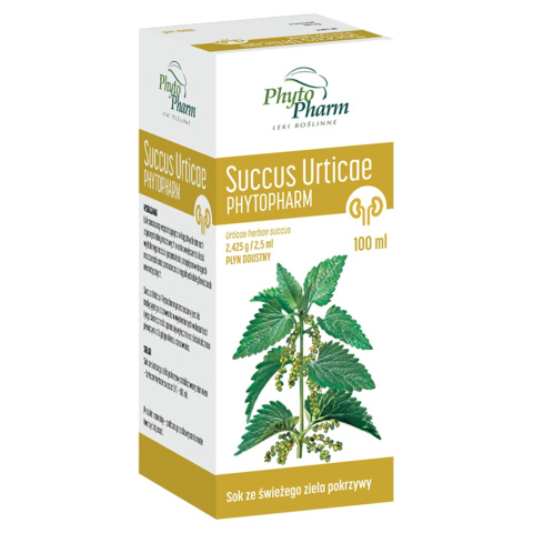 Succus Urticae Phytopharm, płyn doustny, 100 ml