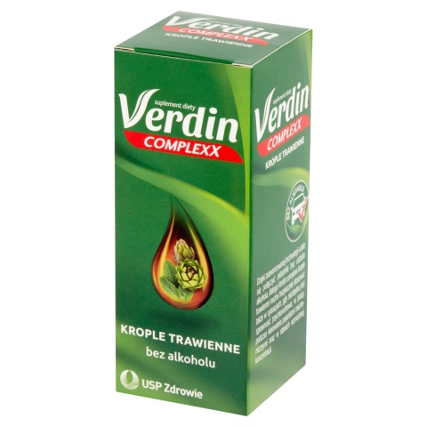 Verdin Complexx, krople na trawienie, 40 ml