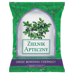 Owoc Borówki Czernicy, 50 g, zioła sypane, Herbapol Lublin, Zielnik Apteczny