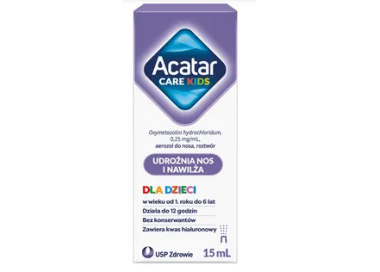 Acatar Care Kids, 0,25mg/ml, spray do nosa, 15 ml