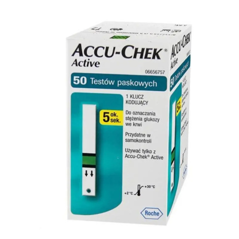 Accu-Chek Active, 50 pasków testowych