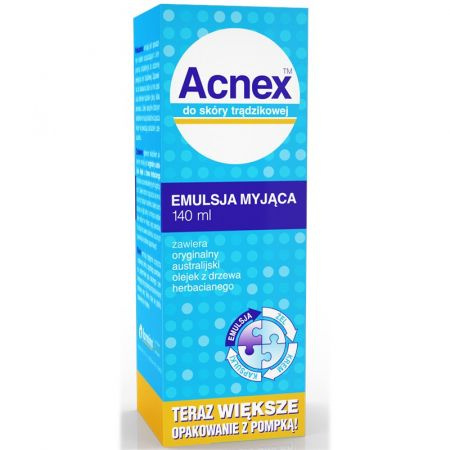 Acnex , Emulsja Myjąca , 140 ml Acnex , Emulsja Myjąca , 140 ml