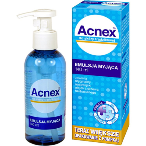 Acnex , Emulsja Myjąca , 140 ml Acnex , Emulsja Myjąca , 140 ml