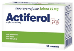 ActiFerol Fe, 15 mg, 30 saszetek DATA 25.10.2024