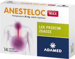 Anesteloc Max, 20 mg, 14 tabletek