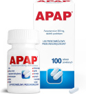 Apap, 500 mg, 100 tabletek