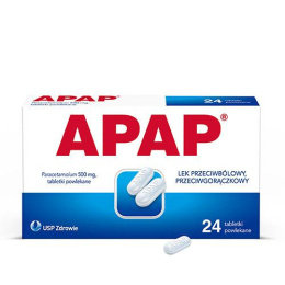 Apap, 500 mg, 24 tabletki