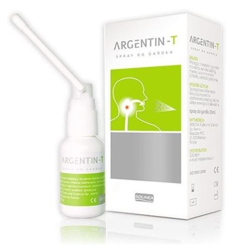 Argentin T, spray do gardła, 20 ml