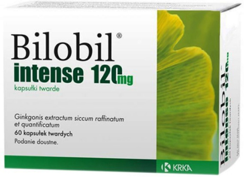 Bilobil Intense, 120 mg, 60 kapsułek