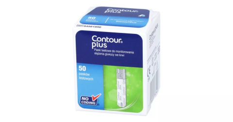 Contour Plus, 50 pasków testowych