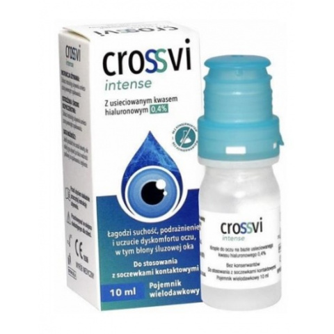 Crossvi Intense, 0,4%, krople do oczu, 10 ml