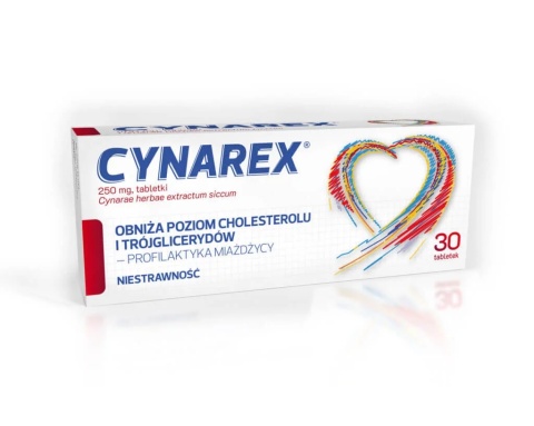 Cynarex, 250 mg, 30 tabletek