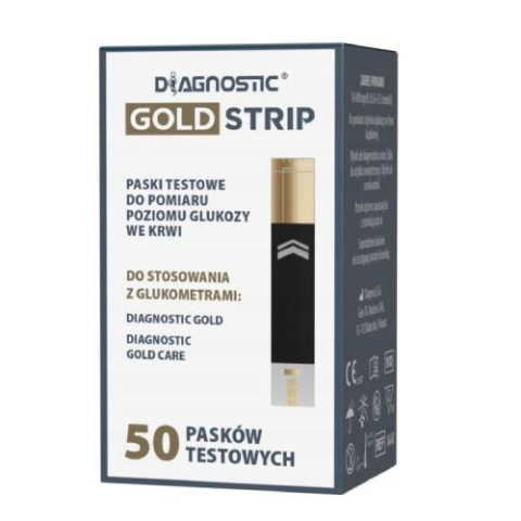 Diagnostic Gold Strip, 50 pasków testowych