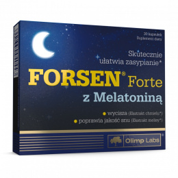 Forsen Forte z melatoniną, 30 kapsułek, Olimp