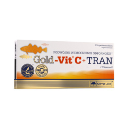 Gold-Vit C 500 mg + Tran, 30 kapsułek, Olimp