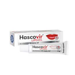 Hascovir Lipożel, 50 mg/g, żel, 3 g