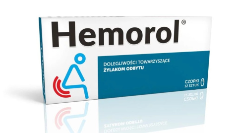 Hemorol, czopki, 12 sztuk